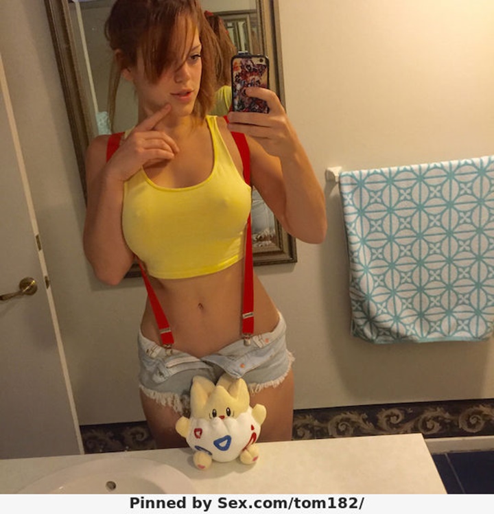 27 cute redhead chick pokemon cosplay selfie